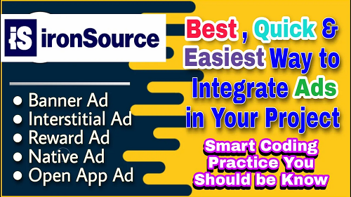 How To Implement IronSource Ads in Android Studio 2024 | Best, Quick & Easiest Way to Do | MakeEasy