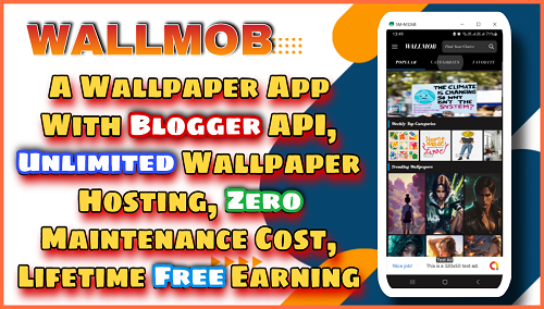 Make Wallpaper App Using Blogger API | Lifetime Free With Unlimited Wallpaper Hosting | MakeEasy