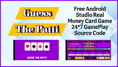 Guess The Patti  Android Studio Free Card Game Source Code | Realtime 24*7 Game Play | MakeEasy